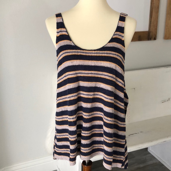 Free People Tops - Free People sailor oversize stripe tank